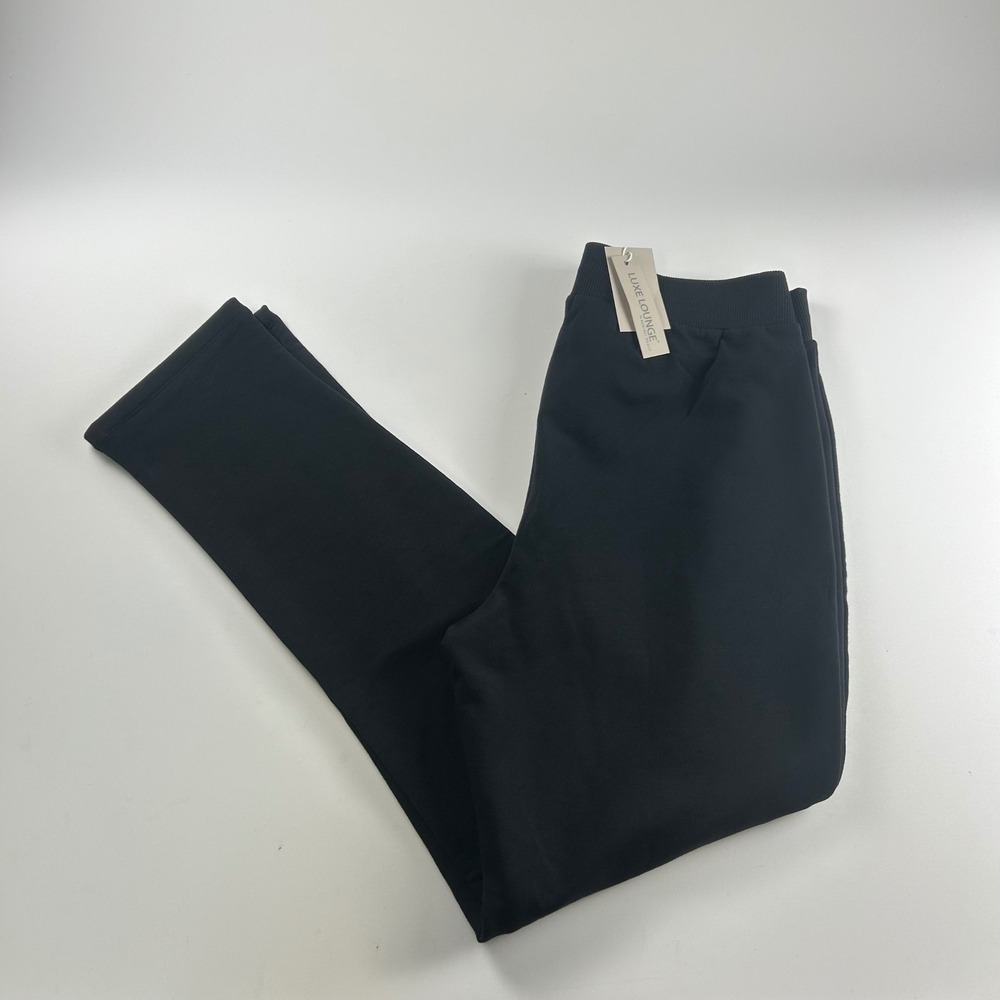 Barefoot Dreams WMNS S Luxe Lounge Pants Carbon Black Modal Blend Athleisure NWT